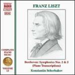 Trascrizione delle Sinfonie n.2 e n.5 di Beethoven - CD Audio di Franz Liszt,Konstantin Scherbakov