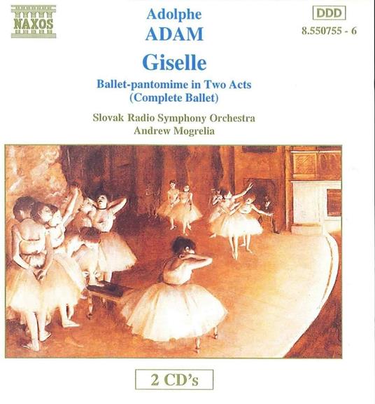 Giselle - CD Audio di Adolphe Adam,Slovak Radio Symphony Orchestra,Andrew Mongrelia