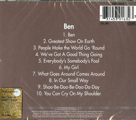 Ben - CD Audio di Michael Jackson - 2