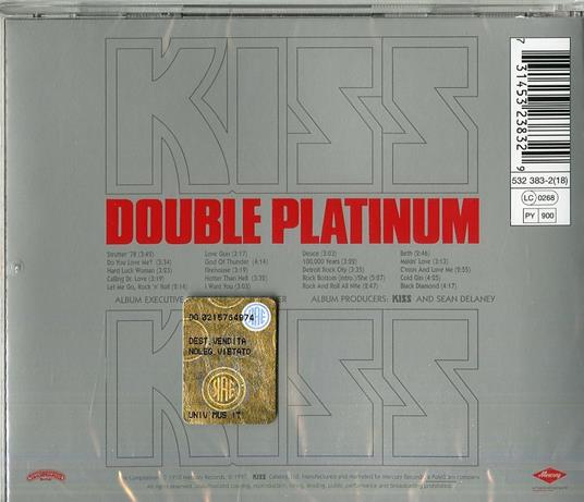 Double Platinum (Remastered) - CD Audio di Kiss - 2