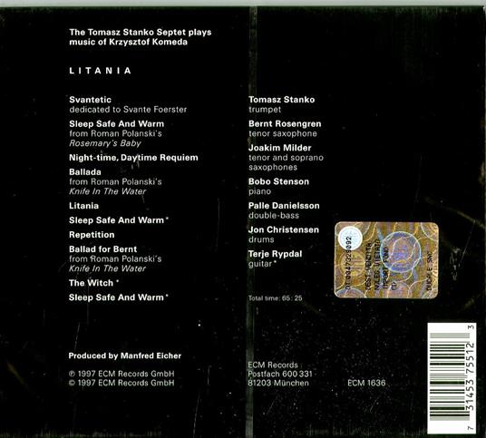 Latinia - CD Audio di Tomasz Stanko - 2