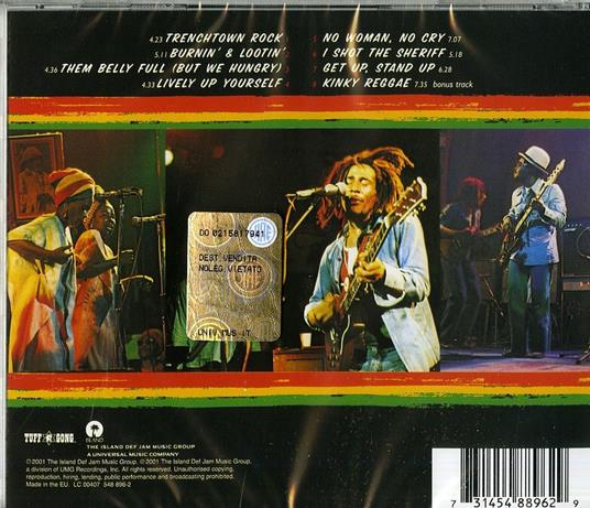 Live! - CD Audio di Bob Marley and the Wailers - 2