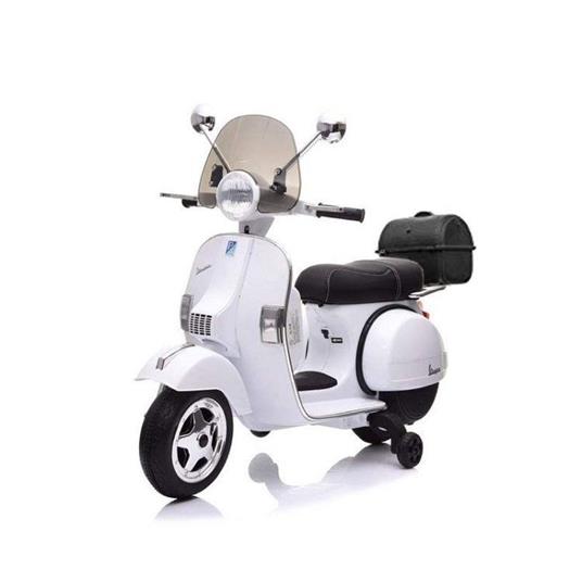 Moto Elettrica Per Bambini Vespa Px 150 Piaggio Deluxe Bianca 12v Bauletto,  Paravento, Ruote Eva/As2 - Lamas Toys - Elettriche - Giocattoli | IBS