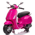 Moto Elettrica Per Bambini Vespa Piaggio Sprint Rosa 12V Ing. Mp3, Usb E Microsd Lt941