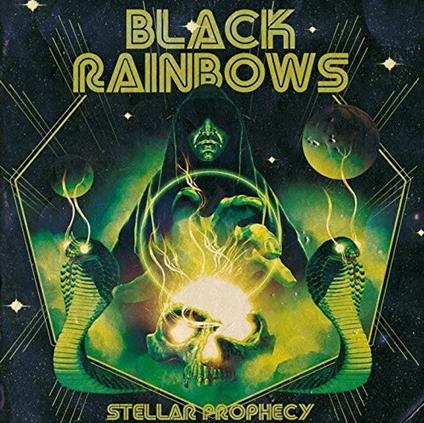 Stellar Prophecy (Red Background Splatter Coloured Vinyl) - Vinile LP di Black Rainbows