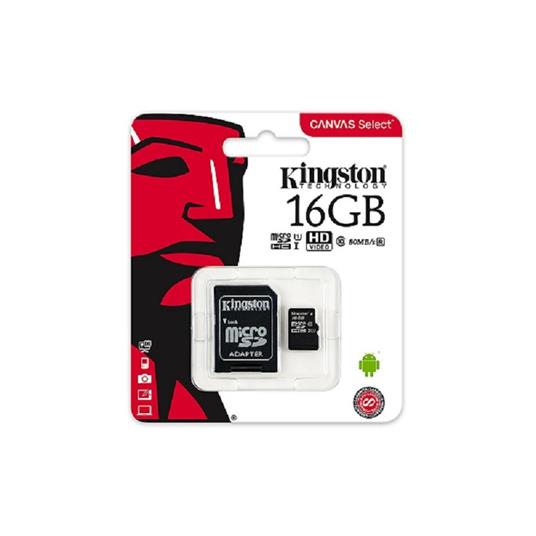 Kingston SDCS/16GB Canvas Select Scheda MicroSD 16 GB - 2