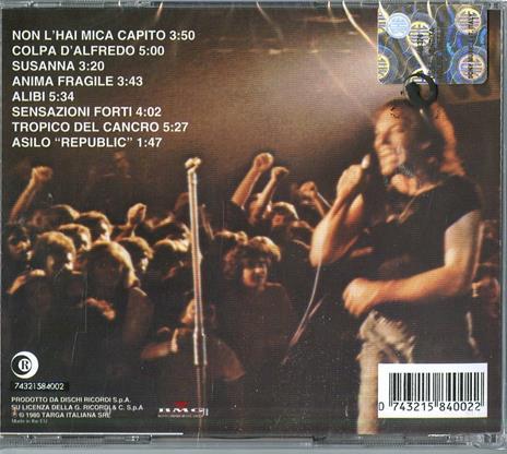 Colpa d'Alfredo - CD Audio di Vasco Rossi - 2