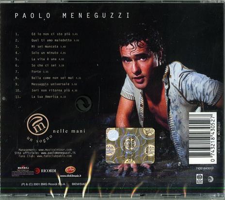 Un sogno nelle mani - CD Audio di Paolo Meneguzzi - 2