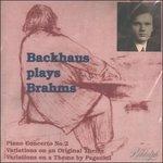 Backhaus Plays Brahms vol.2 - CD Audio di Johannes Brahms