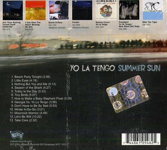 Summer Sun - CD Audio di Yo La Tengo - 2