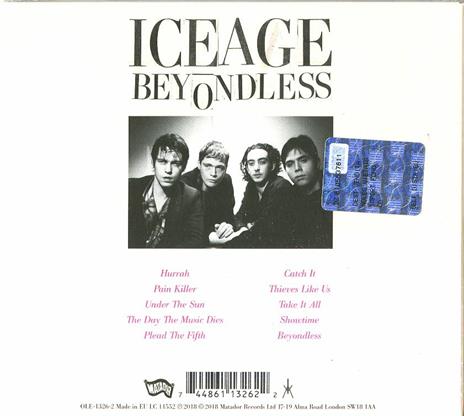 Beyondless - CD Audio di Iceage - 2