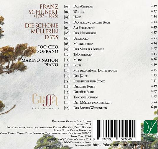 Die Schöne Müllerin D795 - CD Audio di Franz Schubert - 2