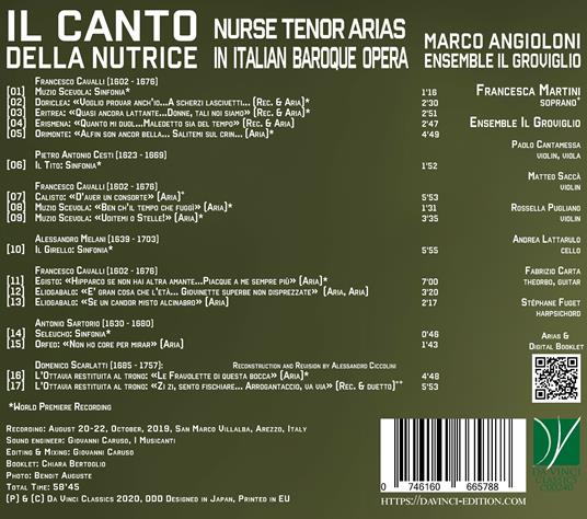 Il canto della nutrice - CD Audio di Marco Angioloni - 2