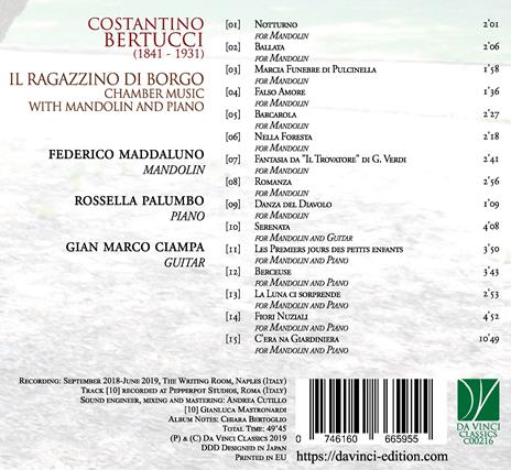 Il ragazzino di borgo - CD Audio di Costantino Bertucci,Federico Maddaluno - 2