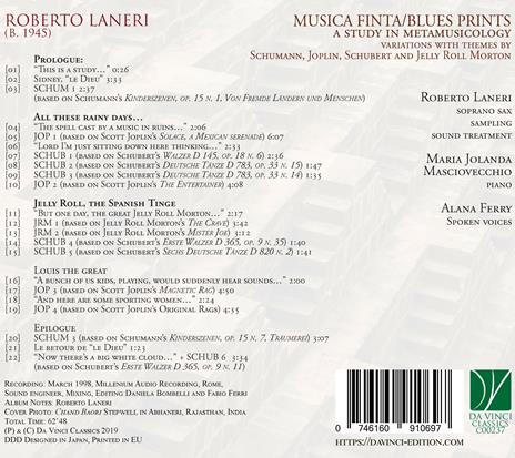 Blues Print - Musica finta - CD Audio di Roberto Laneri - 2