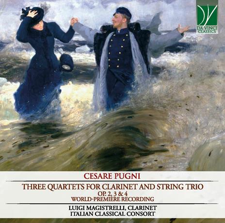 Three Quartets for Clarinet and String Trio - CD Audio di Luigi Magistrelli,Cesare Pugni