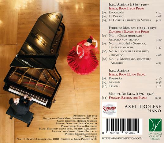 Iberia Libri I e II - CD Audio di Isaac Albéniz,Axel Trolese - 2