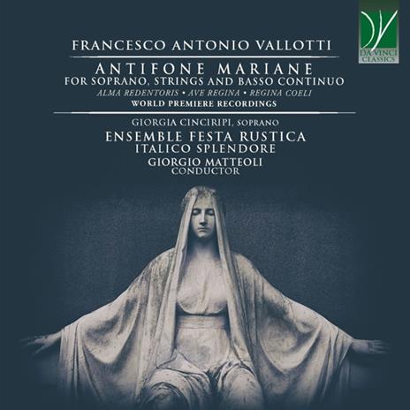 Antifone Mariane. For Soprano, Strings and Basso Continuo - CD Audio di Francesco Antonio Vallotti,Ensemble Romabarocca