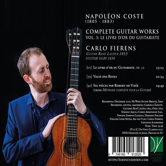 Complete Guitar Works vol.3 - CD Audio di Carlo Fierens - 2