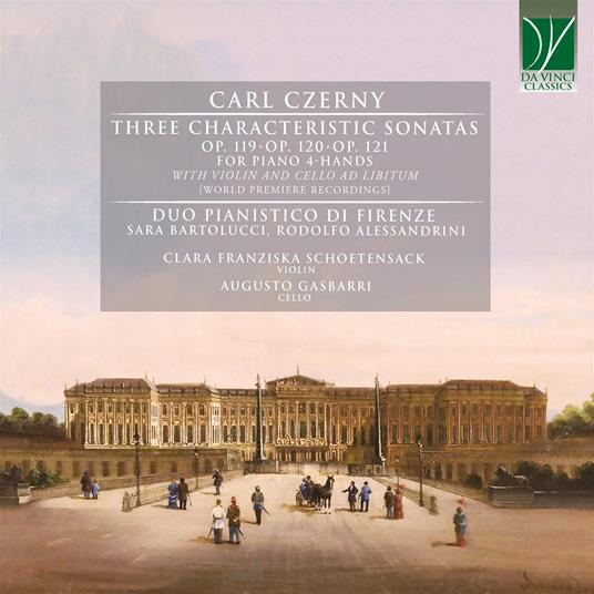 Three Characteristic Sonatas For Piano 4-Hands - CD Audio di Carl Czerny,Duo Pianistico di Firenze
