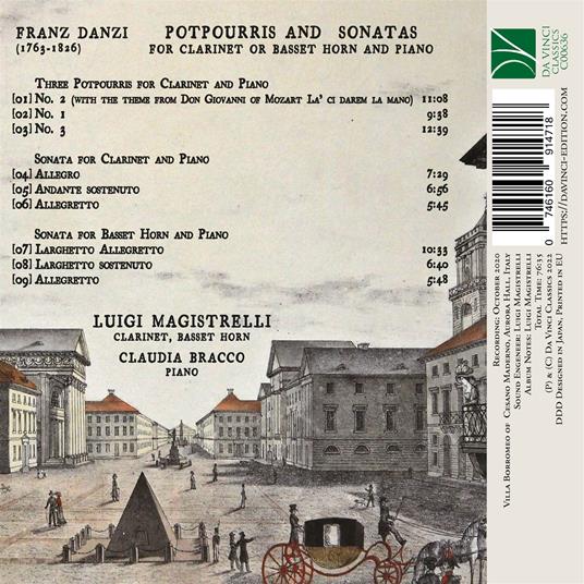 Pot Pourris And Sonatas - CD Audio di Franz Ignaz Danzi,Luigi Magistrelli - 2