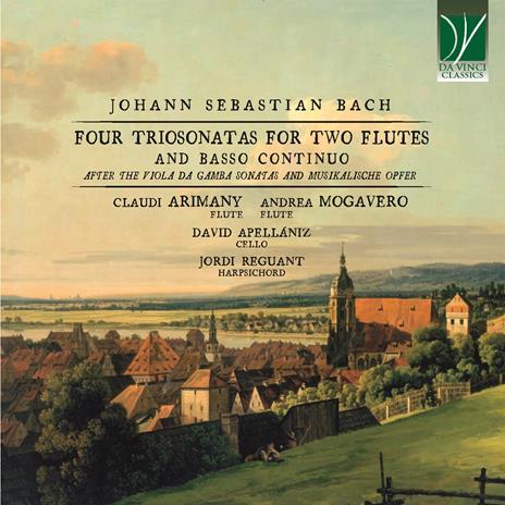 Quatre Sonates pour deux flûtes et basse continue - CD Audio di Johann Sebastian Bach,Claudi Arimany