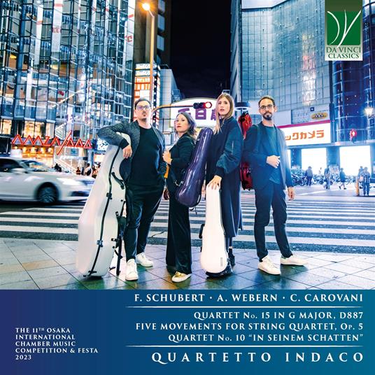 Quartet n.15 D887 - Five Movements Op.5 - Quartet n.10 - CD Audio di Franz Schubert,Anton Webern,Quartetto Indaco,Cosimo Carovani