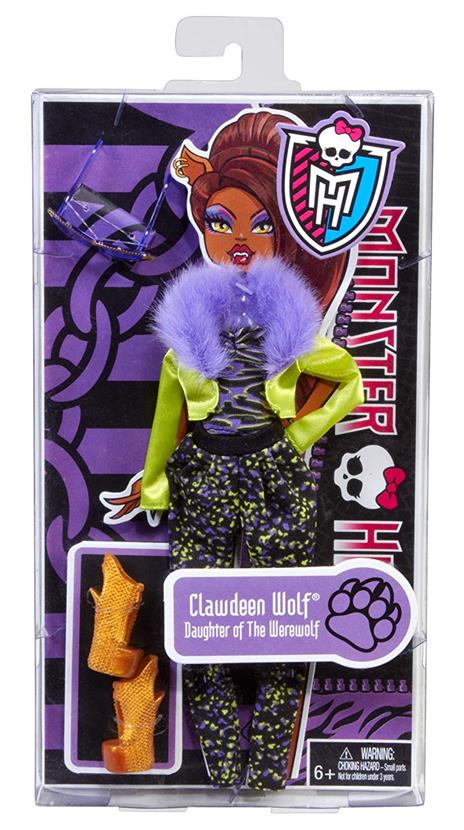 Monster High Clawdee Wolf Fashion Pack Mostro Bambola Vestiti Abbigliamento - 6