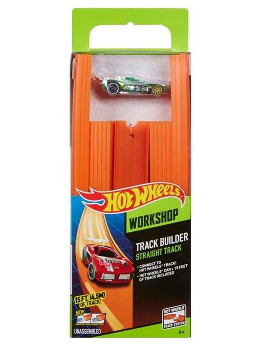 Hot Wheels. Track Builder con 15 Pezzi per Piste di Macchinine - 2