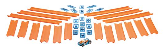 Hot Wheels. Track Builder con 15 Pezzi per Piste di Macchinine - 6