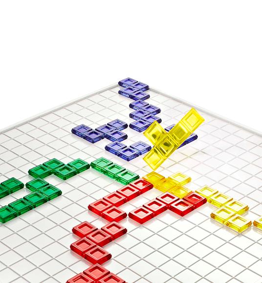 Blokus , Gioco di Strategia, Tabellone con 21 Pezzi Colorati Rossi, Verdi e Gialli Da Posizionare a Turno - 3