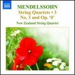 Quartetti per archi vol.3 - CD Audio di Felix Mendelssohn-Bartholdy,New Zealand String Quartet
