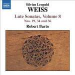 Sonate per liuto vol.8 - CD Audio di Sylvius Leopold Weiss,Robert Barto