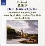 Quartetti con flauto op.145 - CD Audio di Ferdinand Ries