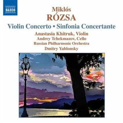 Concerto per violino - Sinfonia concertante - CD Audio di Russian Philharmonic Orchestra,Dmitri Yablonsky,Miklos Rozsa
