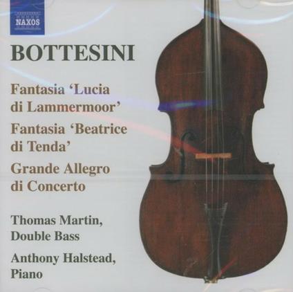 Fantasia sulla Lucia di Lammeromoor - Elegie n.1, n.2 - CD Audio di Giovanni Bottesini