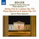 Trio per archi op.77 - Quartetto con pianoforte op.113