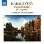 Sonate e Sonatine per pianoforte complete - CD Audio di Dmitri Kabalevsky,Alexandre Dossin
