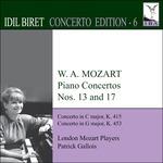 Concerti per pianoforte n.13 K415, n.17 K453 - CD Audio di Wolfgang Amadeus Mozart,Patrick Gallois