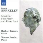 Musica per pianoforte e pianoforte a quattro mani - CD Audio di Lennox Berkeley