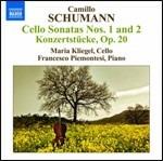 Sonate n.1, n.2 - Konzertstücke op.20 - CD Audio di Maria Kliegel,Camillo Schumann