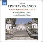 Sonata per violino n.1, n.2 - Prélude - CD Audio di Luis de Freitas Branco,Carlos Damas