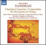 Concerto per Clarinetto - Concertino per Oboe, Clarinetto e Archi - 6 Movimenti - CD Audio di Alexandre Tansman