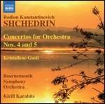 Concerti per orchestra n.4, n.5 - Kristallene Gusli - CD Audio di Rodion Shchedrin,Bournemouth Symphony Orchestra,Kirill Karabits