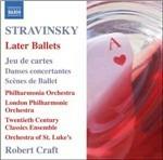 Jau de Cartes - Danses Concertantes - Scène de Ballet - CD Audio di Igor Stravinsky,London Philharmonic Orchestra,Philharmonia Orchestra,Orchestra of St.Luke's,Robert Craft