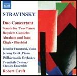 Duo concertant e altri brani - CD Audio di Igor Stravinsky,Robert Craft,Twentieth Century Classics Ensemble