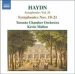 Sinfonie n.18, n.19, n.20, n.21 - CD Audio di Franz Joseph Haydn,Kevin Mallon,Toronto Chamber Orchestra