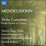 Violin Concertos - CD Audio di Felix Mendelssohn-Bartholdy