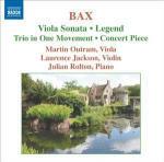 Sonata per viola - Concert Piece - Legend - CD Audio di Arnold Trevor Bax