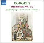 Sinfonie n.1, n.2, n.3 - CD Audio di Alexander Borodin,Gerard Schwarz,Seattle Symphony Orchestra